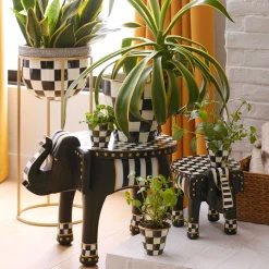 Spring|The Fall Shop|MacKenzie-Childs Courtly Check Herb Pots, Set of 3
