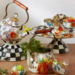 Kitchen Utensils & Tools|MacKenzie-Childs Courtly Check Large Colander