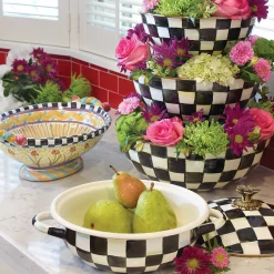 Fall Entertaining|Serveware|MacKenzie-Childs Courtly Check Large Everyday Bowl