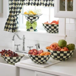 Fall Entertaining|Serveware|MacKenzie-Childs Courtly Check Large Everyday Bowl