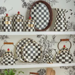 Bar Entertaining|Serveware|MacKenzie-Childs Courtly Check Large Practical Pitcher
