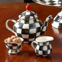 The Coffee Shop|Serveware|MacKenzie-Childs Courtly Check Little Creamer