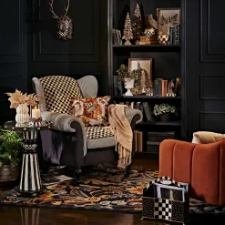 Room Accents|MacKenzie-Childs Courtly Check Magazine Holder