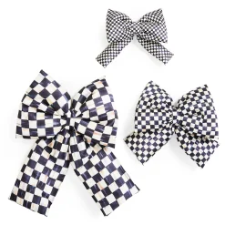 Room Accents|Finishing Touches|MacKenzie-Childs Courtly Check Medium Bow