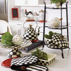 Cookware & Bakeware|MacKenzie-Childs Courtly Check Medium Casserbole