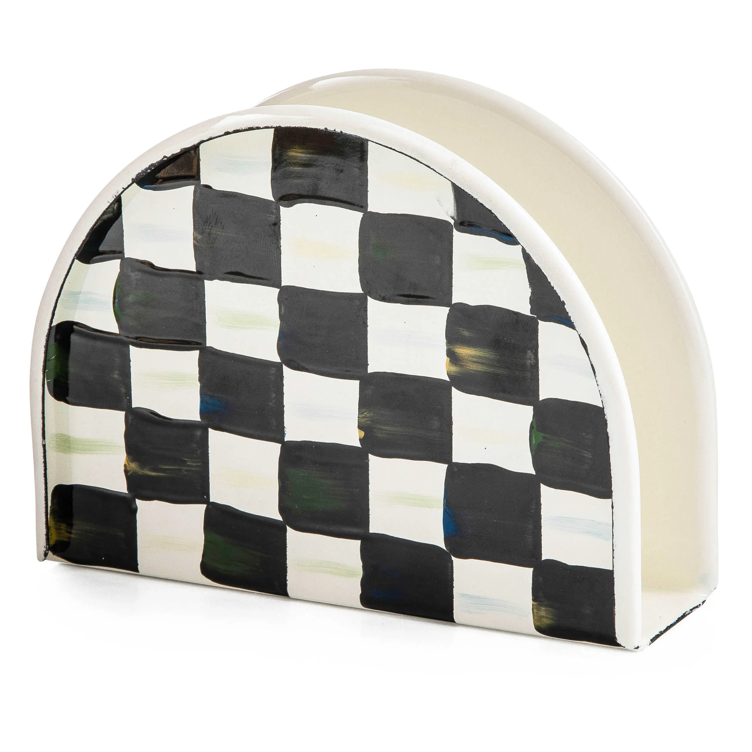 Serveware|MacKenzie-Childs Courtly Check Napkin Holder