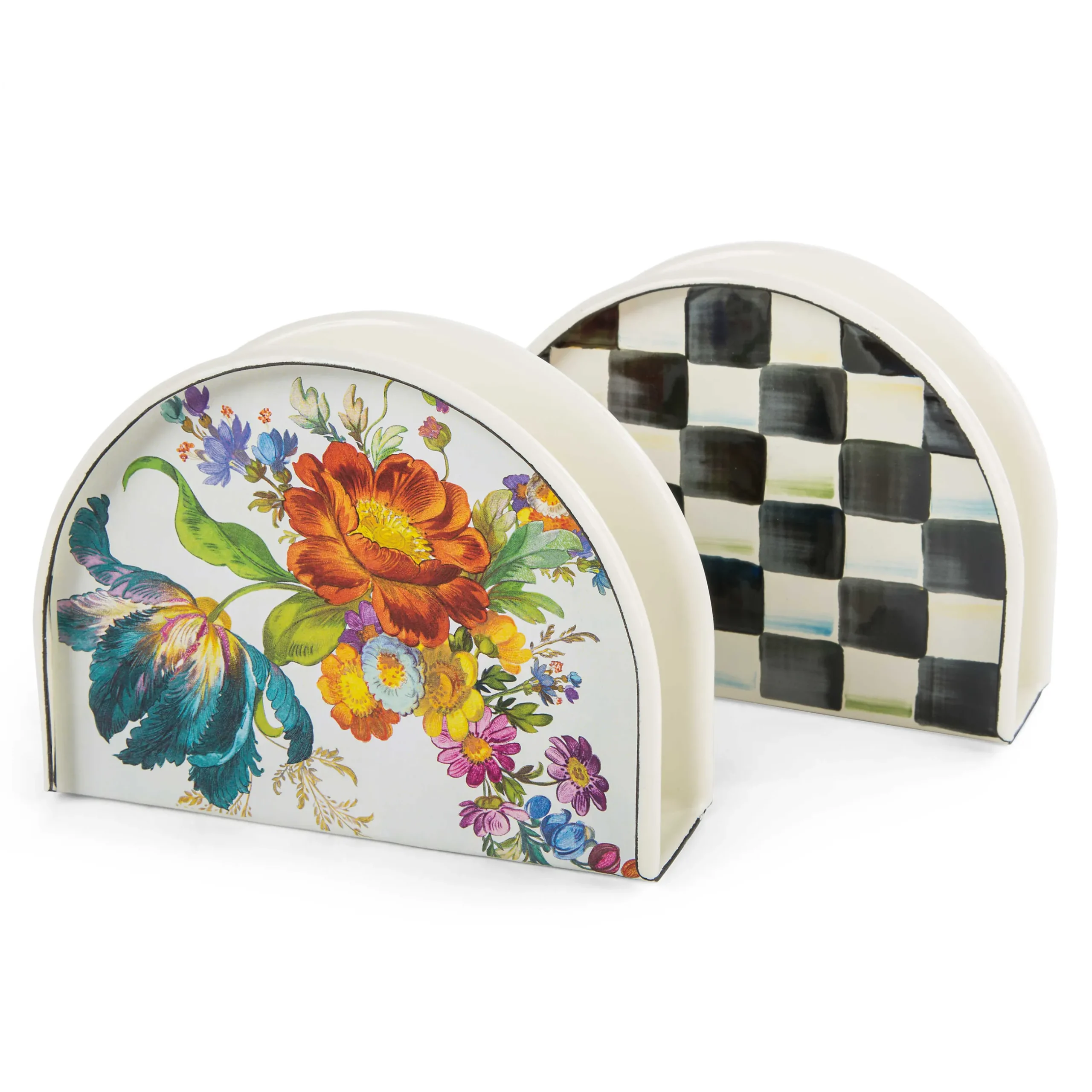 Serveware|MacKenzie-Childs Courtly Check Napkin Holder