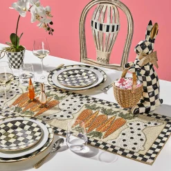 Greenery & Florals|MacKenzie-Childs Courtly Check Orchid Drop In