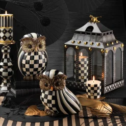 The Halloween Shop|The Fall Shop|MacKenzie-Childs Courtly Check Owl