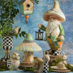 Spring|Outdoor|MacKenzie-Childs Courtly Check Pedestal Urn