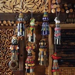 Easter|Spring|MacKenzie-Childs Courtly Check Rabbit Tassel