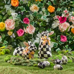 Room Accents|MacKenzie-Childs Courtly Check Resting Bunny