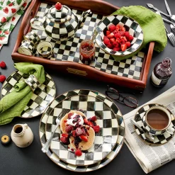 Dinnerware & Flatware|MacKenzie-Childs Courtly Check Salad/Dessert Plate