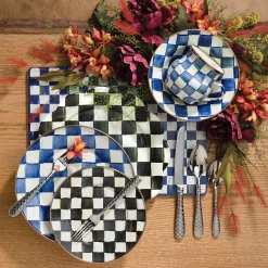 Dinnerware & Flatware|MacKenzie-Childs Courtly Check Salad/Dessert Plate