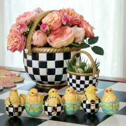 Spring|Easter|MacKenzie-Childs Courtly Check Small Basket