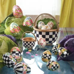 Spring|Easter|MacKenzie-Childs Courtly Check Small Basket