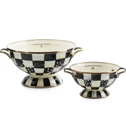 Kitchen Utensils & Tools|MacKenzie-Childs Courtly Check Small Colander