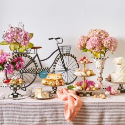 Serveware|MacKenzie-Childs Courtly Check Small Compote