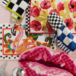 Bath & Bath Accessories|MacKenzie-Childs Courtly Check Standard Bath Rug