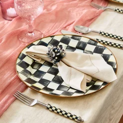 Dinnerware & Flatware|MacKenzie-Childs Courtly Check Supper Club 3-Piece Place Setting