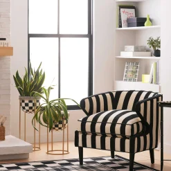 Outdoor|MacKenzie-Childs Courtly Check Tall Plant Stand
