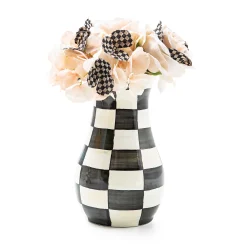 Greenery & Florals|Room Accents|MacKenzie-Childs Courtly Check Tall Vase  Bouquet Set