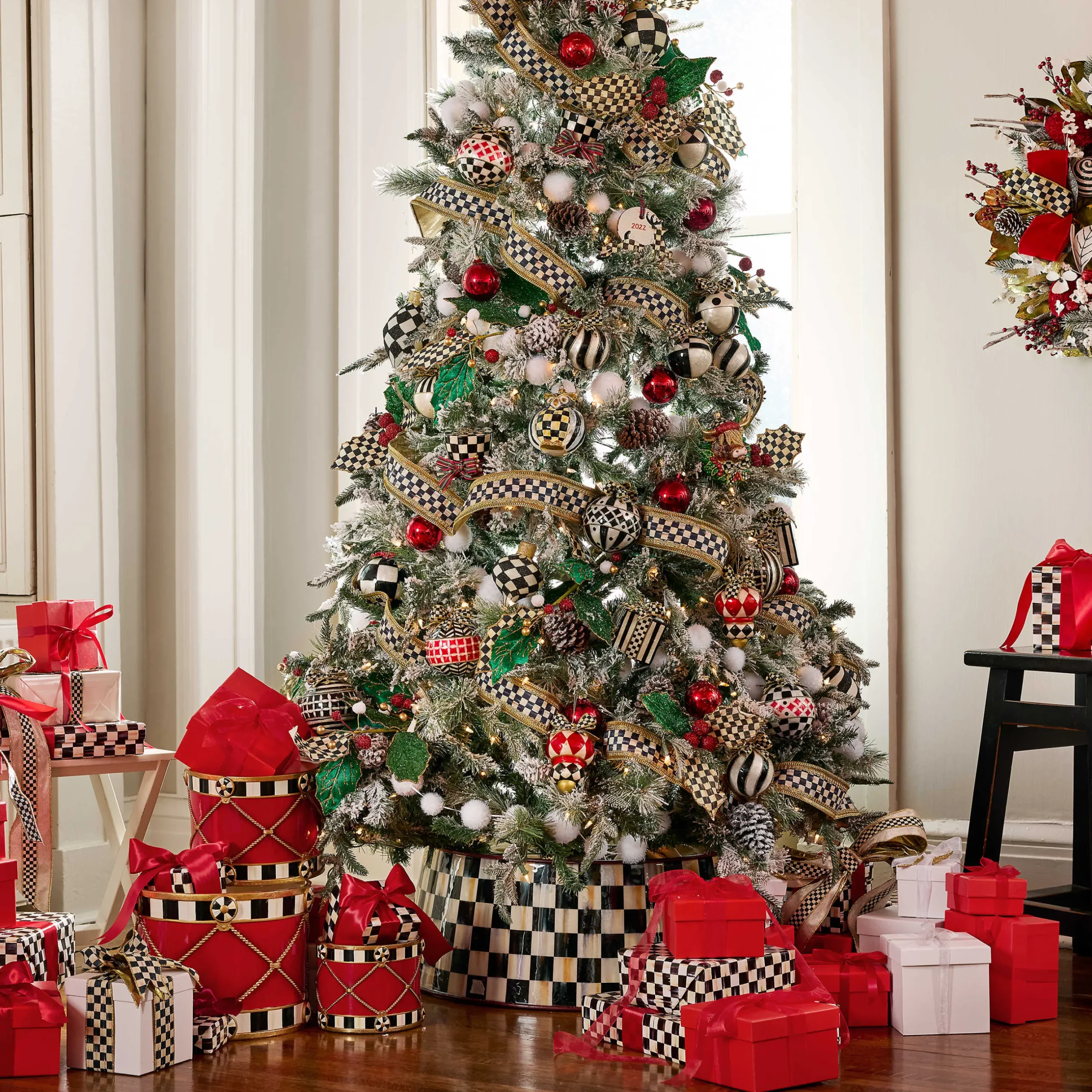 Holiday|Room Accents|MacKenzie-Childs Courtly Check Tree Collar