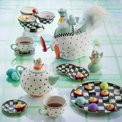 Bar Entertaining|Serveware|MacKenzie-Childs Courtly Check Triplicity