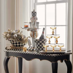 Fall Entertaining|Drinkware|MacKenzie-Childs Courtly Check Tumbler Glass, Set of 2