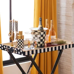 Fall Entertaining|Drinkware|MacKenzie-Childs Courtly Check Wine Cooler