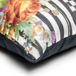 Spring|Pillows, Throws, & Cushions|MacKenzie-Childs Courtly Flower Market Pillow