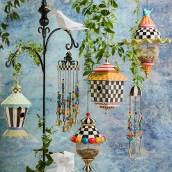 Spring|Outdoor|MacKenzie-Childs Courtly Stripe Birdhouse