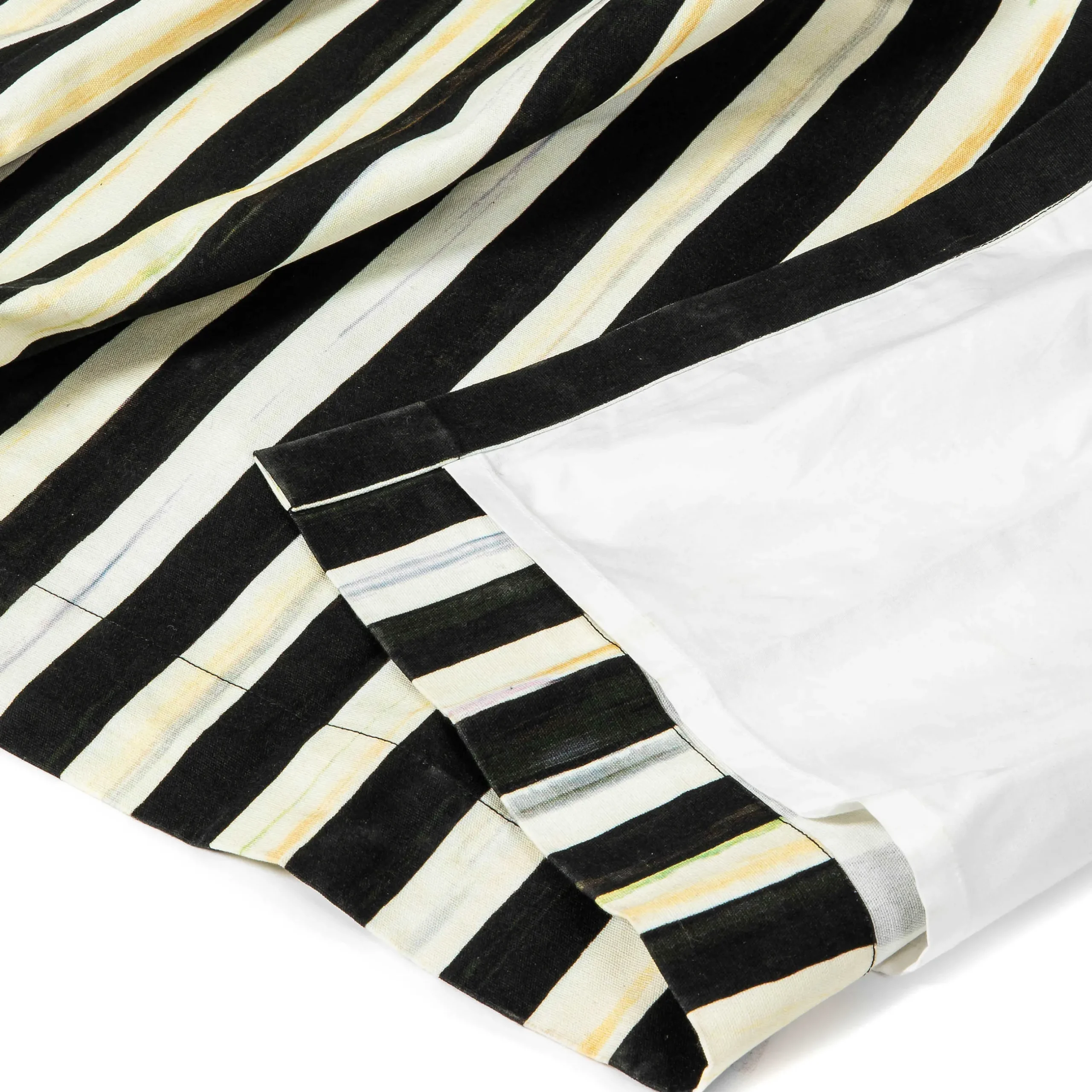 Room Accents|MacKenzie-Childs Courtly Stripe Grommet Top Curtain Panel