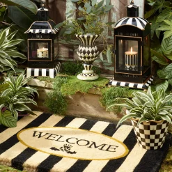 Spring|The Fall Shop|MacKenzie-Childs Courtly Stripe Large Candle Lantern