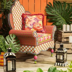 Spring|The Fall Shop|MacKenzie-Childs Courtly Stripe Large Candle Lantern
