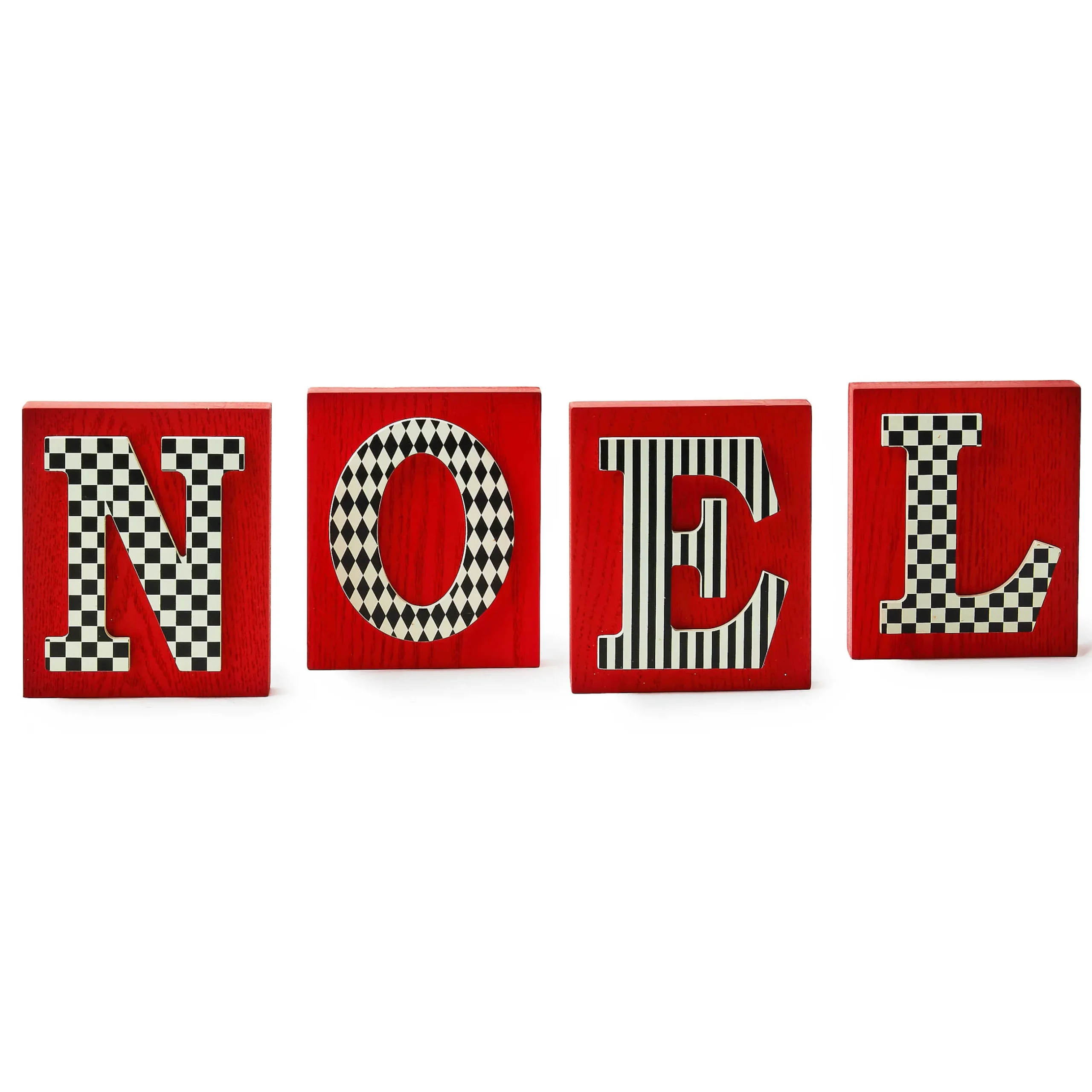 Room Accents|MacKenzie-Childs Cozy Christmas Noel Letter Set