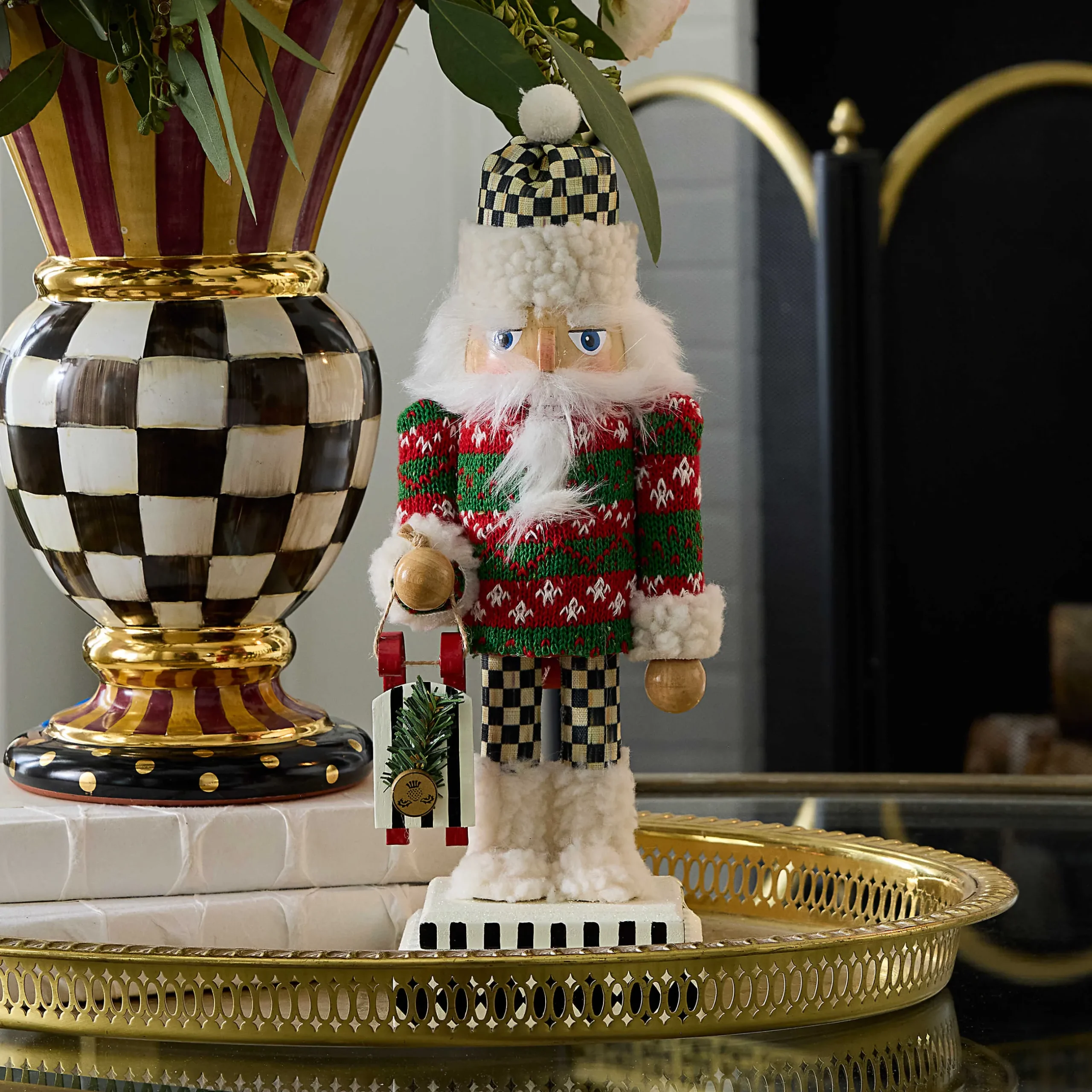 Room Accents|MacKenzie-Childs Cozy Christmas Nutcracker