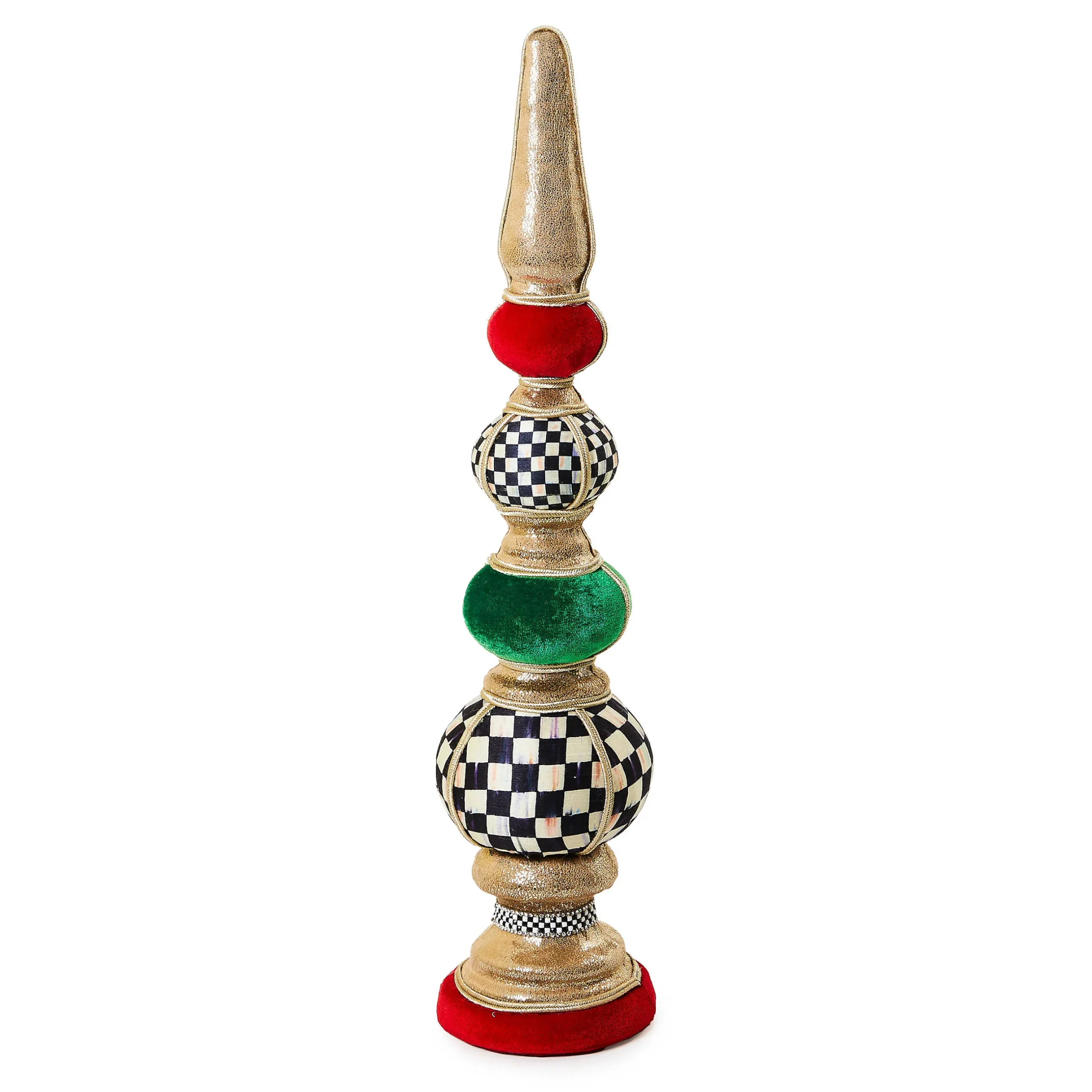 Room Accents|MacKenzie-Childs Cozy Christmas Small Tabletop Finial