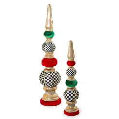 Room Accents|MacKenzie-Childs Cozy Christmas Small Tabletop Finial