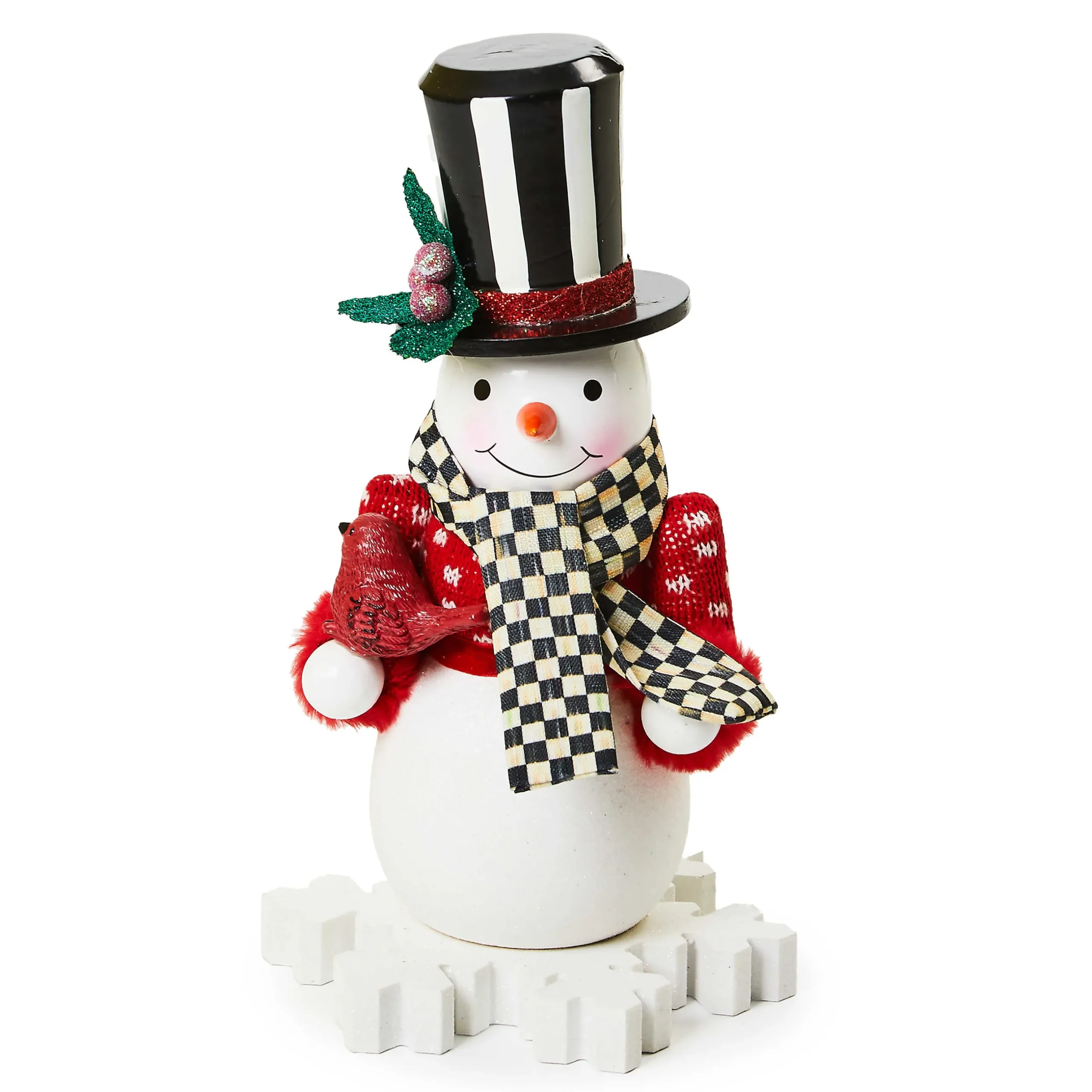 Room Accents|MacKenzie-Childs Cozy Christmas Snowman Nutcracker