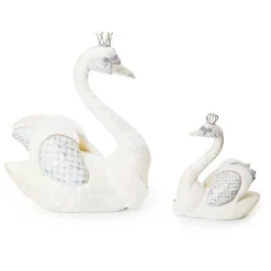 Room Accents|MacKenzie-Childs Crystal Palace Embellished Fabric Swan