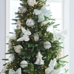 Holiday|MacKenzie-Childs Crystal Palace Gift Box Glass Ornament
