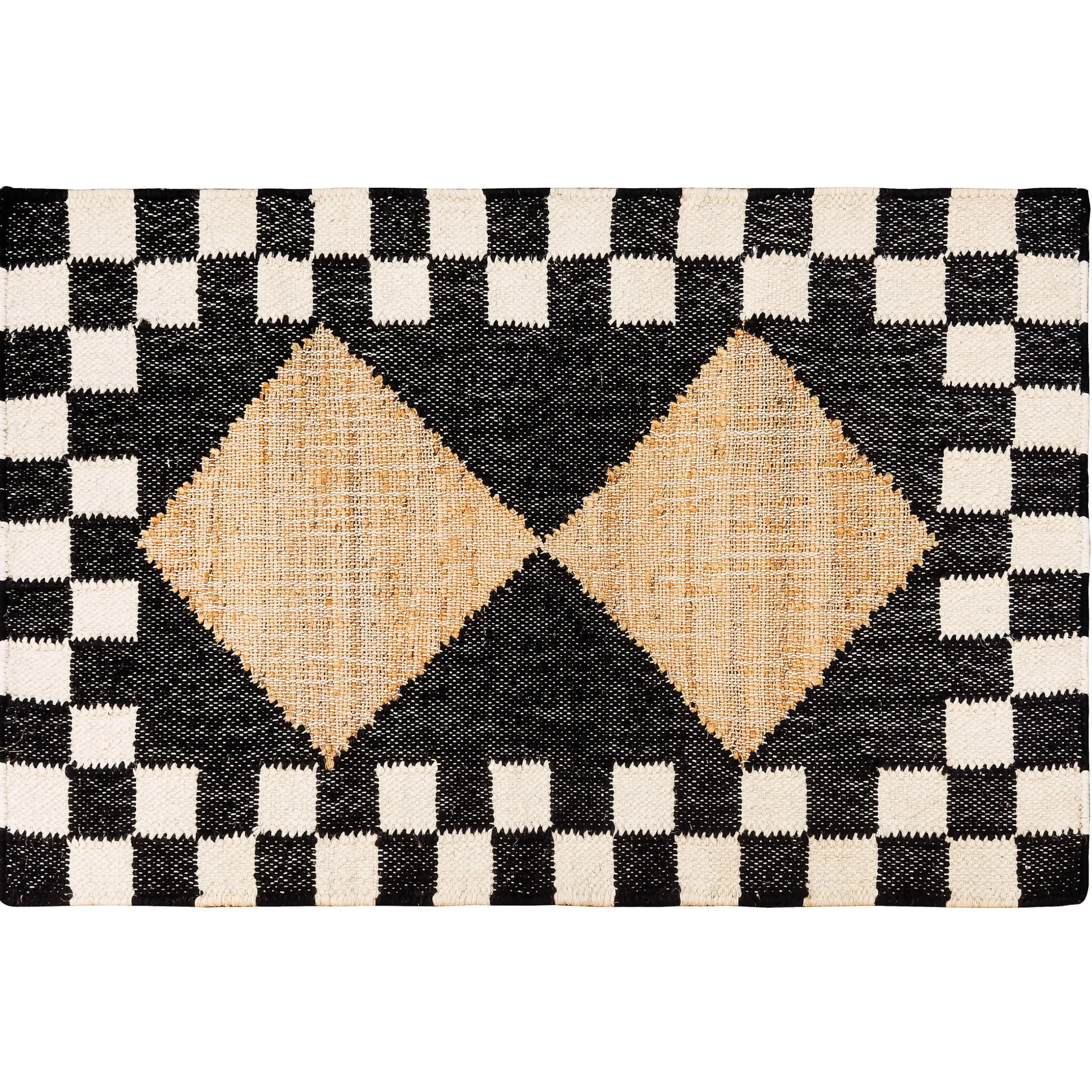 Rugs|MacKenzie-Childs Diamond Jute 2' x 3' Rug