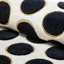 Rugs|MacKenzie-Childs Dots A Lots Rug - Black - 2'3 x 3'9