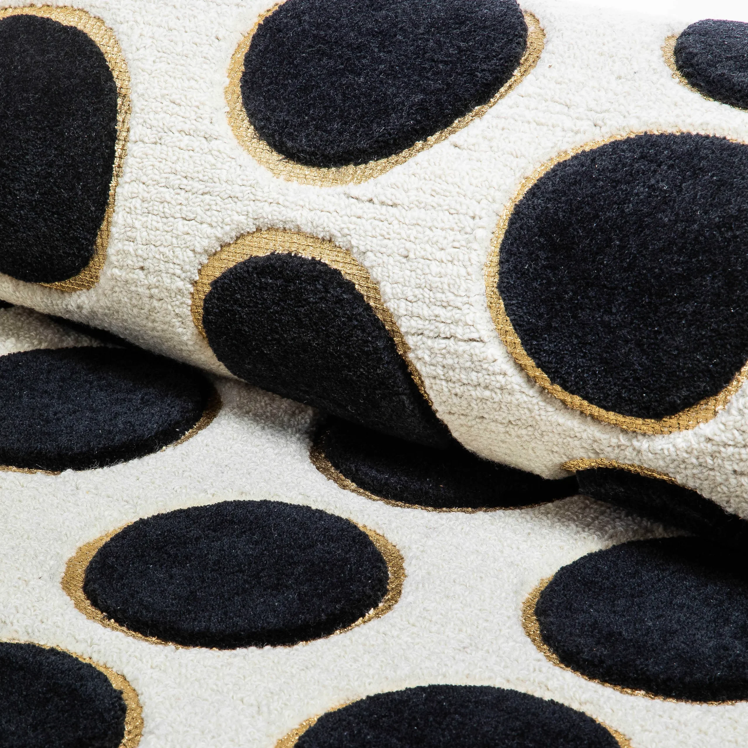 Rugs|MacKenzie-Childs Dots A Lots Rug - Black - 3' x 5'
