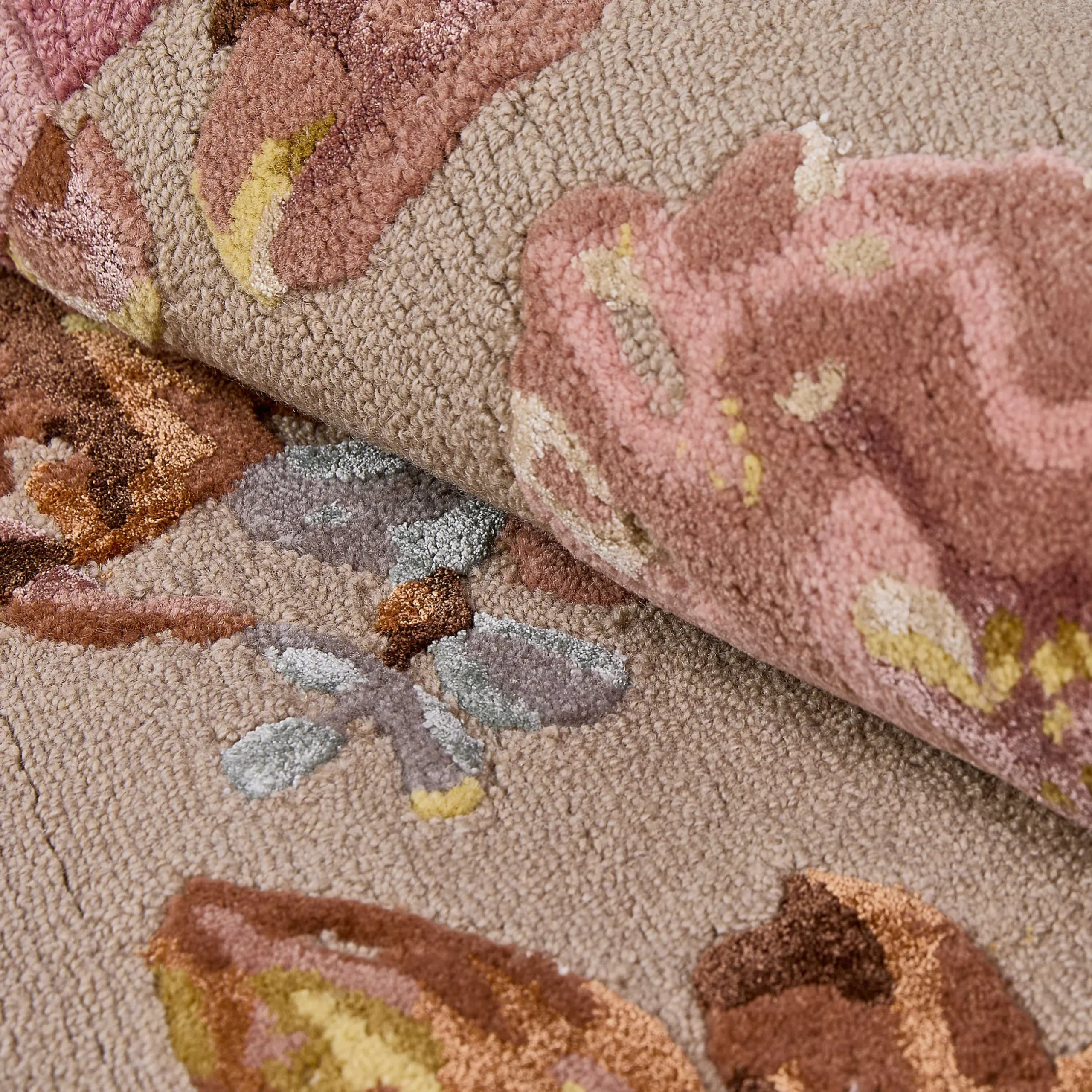 Rugs|MacKenzie-Childs Dusty Rose Floral 2'6 x 8' Runner