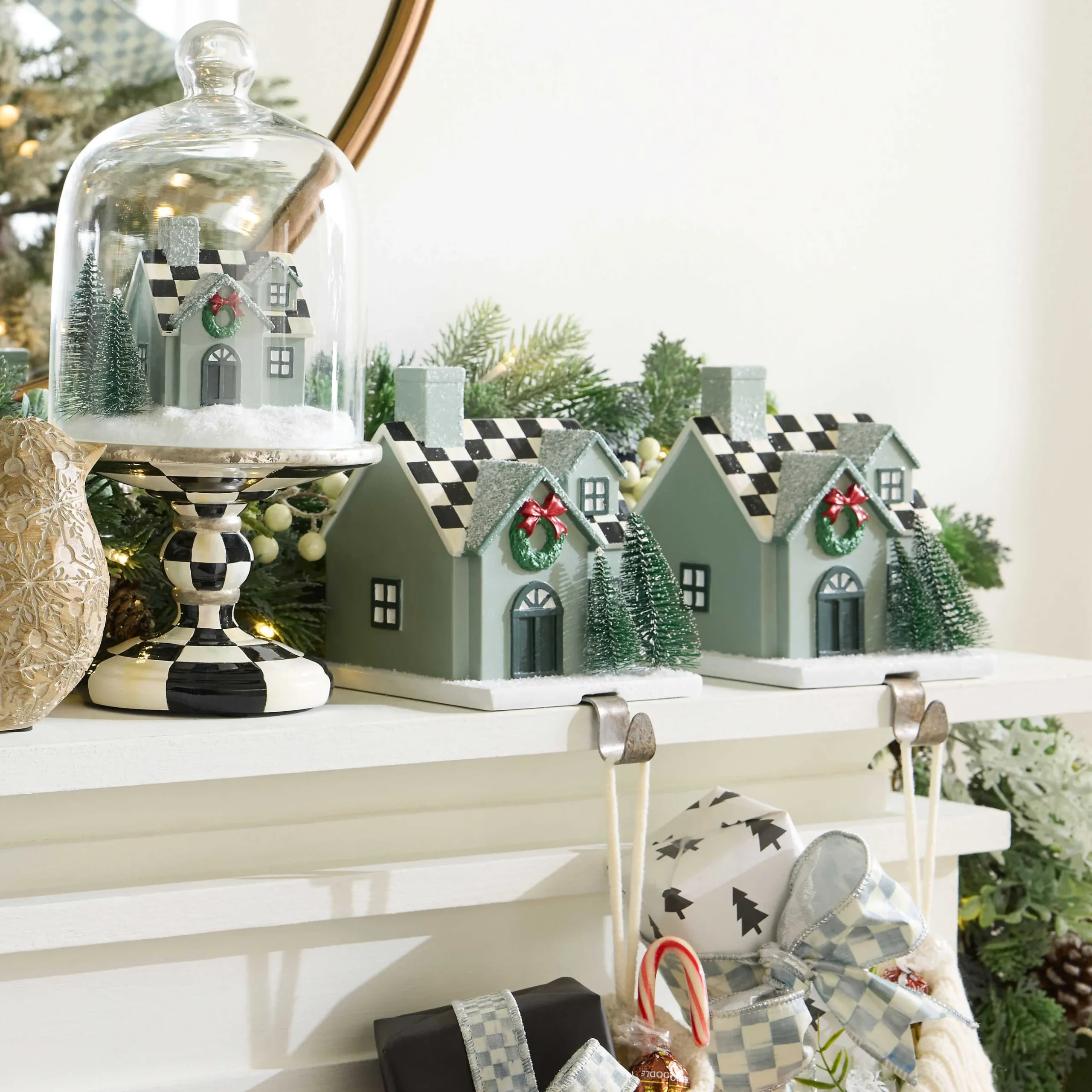 Holiday|MacKenzie-Childs Farmhouse Holiday House Stocking Hook