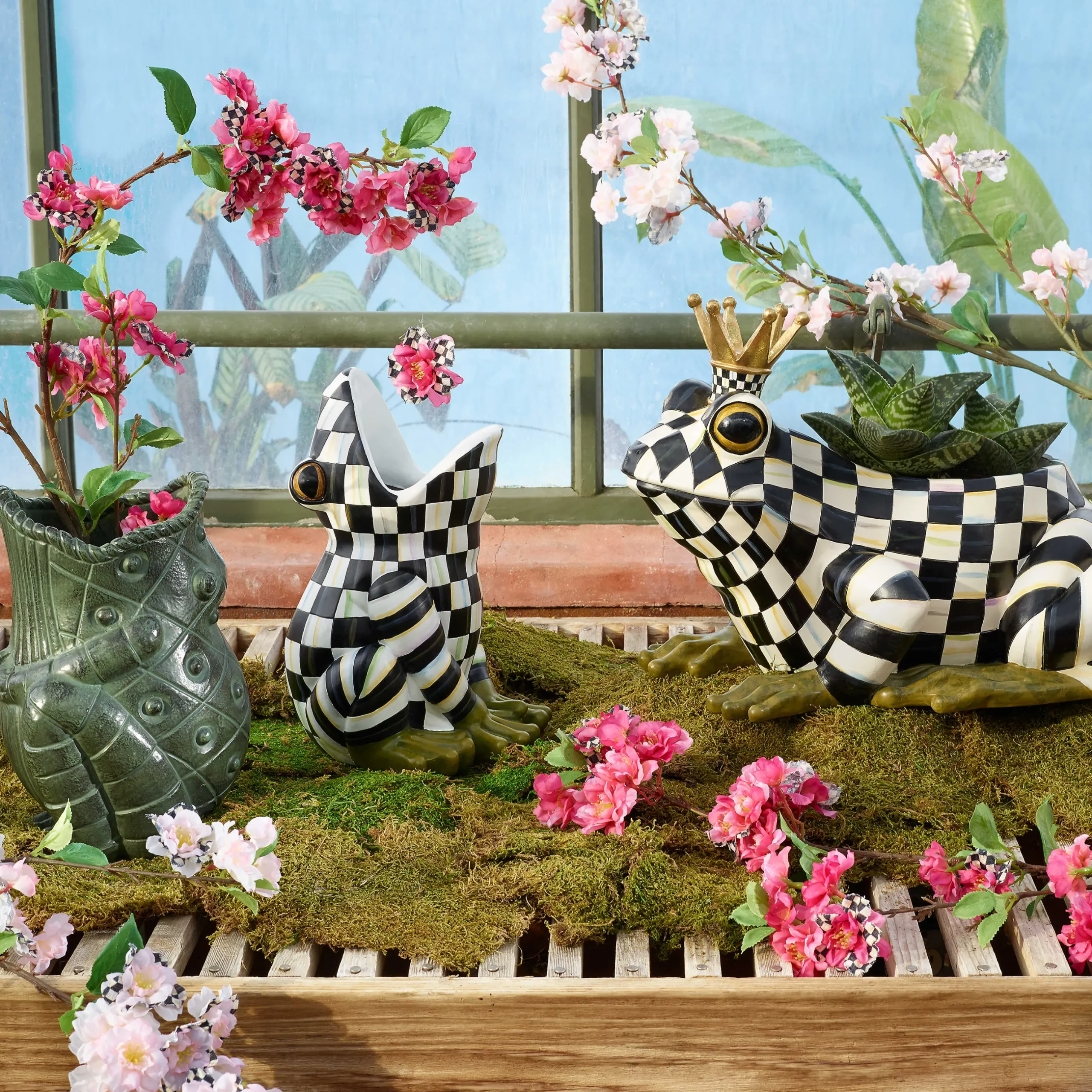 Outdoor|MacKenzie-Childs Fergal the Frog Planter