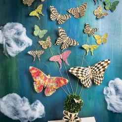 Room Accents|MacKenzie-Childs Flower Market Butterfly Wall Decor