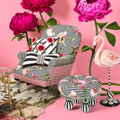 Living Room|MacKenzie-Childs Flower Show Accent Chair